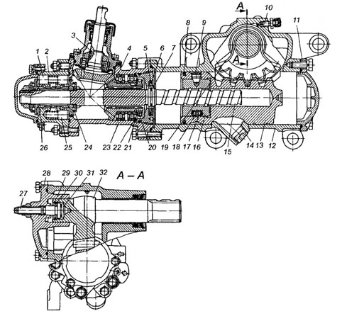 Рулевой механизм КАМАЗ