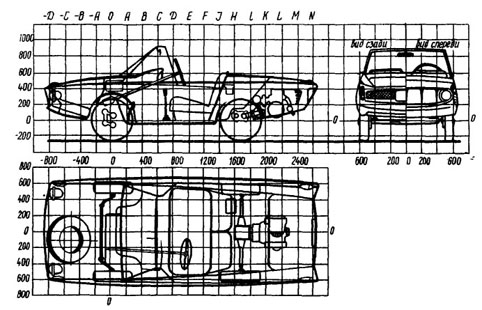 компоновочный чертеж автомобиля